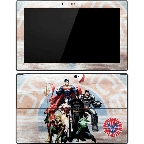 Justice League Heroes Stance 2 Surface Pro Tablet Skin